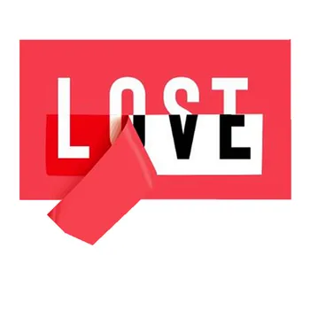 

Iron on Patches LOVE LOST Transfert Thermique Vetement Clothes Stickers Stranger Things Riverdale Appliques For Clothing Patch