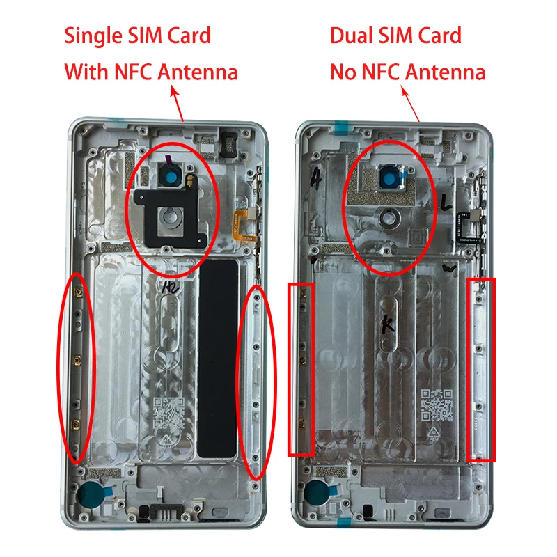 ZUCZUG новый металлический задний корпус для Nokia 6 крышка аккумулятора N6 запасная