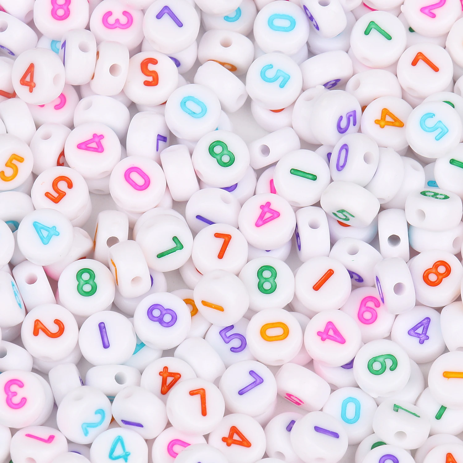 Vibrant Alphabet Acrylic Beads