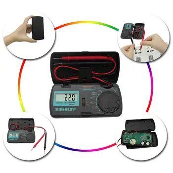 

Portable Pocket Digital Auto Multimeter Allsun Em3081 DC For Measuring AC Multimeter And Diagnostic Digital Tester Voltage D0N7