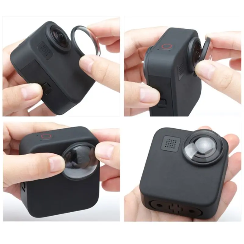 1 компл. Закаленное стекло HD защитная пленка крышка объектива для GoPro Max аксессуары для спортивной камеры