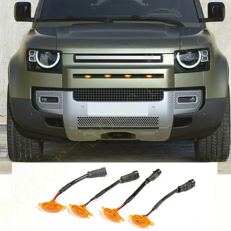 Led車のヘッドライトキット 4個のledストリップライトのセット 点滅ライト ワイヤー付きの装飾キット Rover Defender 21 Aliexpress 自動車 バイク