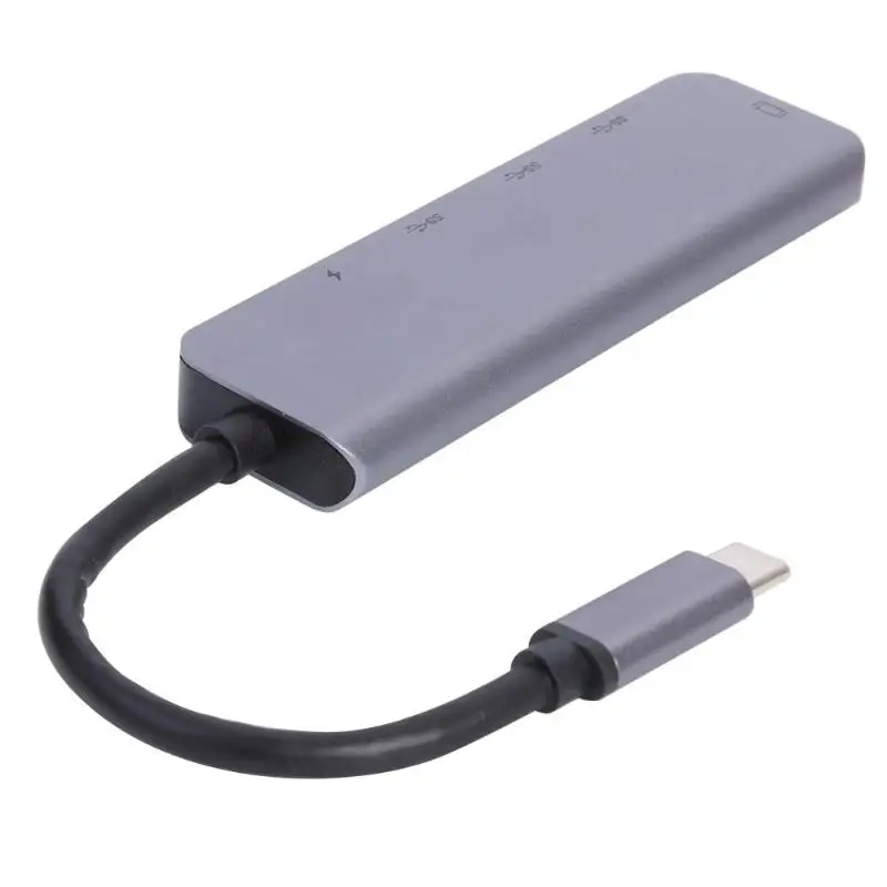 5 в 1 USB C концентратор к хабу 2 USB/HDMI 4 K/2 type-C адаптер для ноутбука док-станция type C Usb разветвитель
