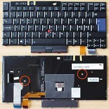 Klawiatura do laptopa z podświetleniem dla LENOVO ThinkPad T25 25 01HW487