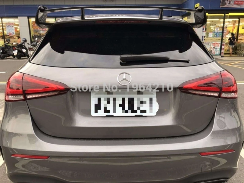 ABS пластик глянцевый черный красный цвет задний спойлер крыло для Benz W177 хэтчбек A-Class A180 A200 A250 A260 и A45 AMG