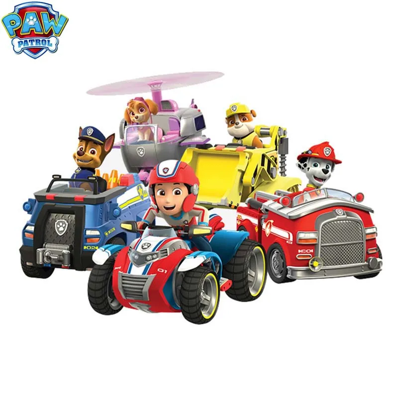 Paw Patrol, набор игрушек, Райдер, Щенячий патруль, автомобиль, настоящий Patrulla Canina, собака, автомобиль, ПВХ, фигурки, детские игрушки, рождественские подарки, D58