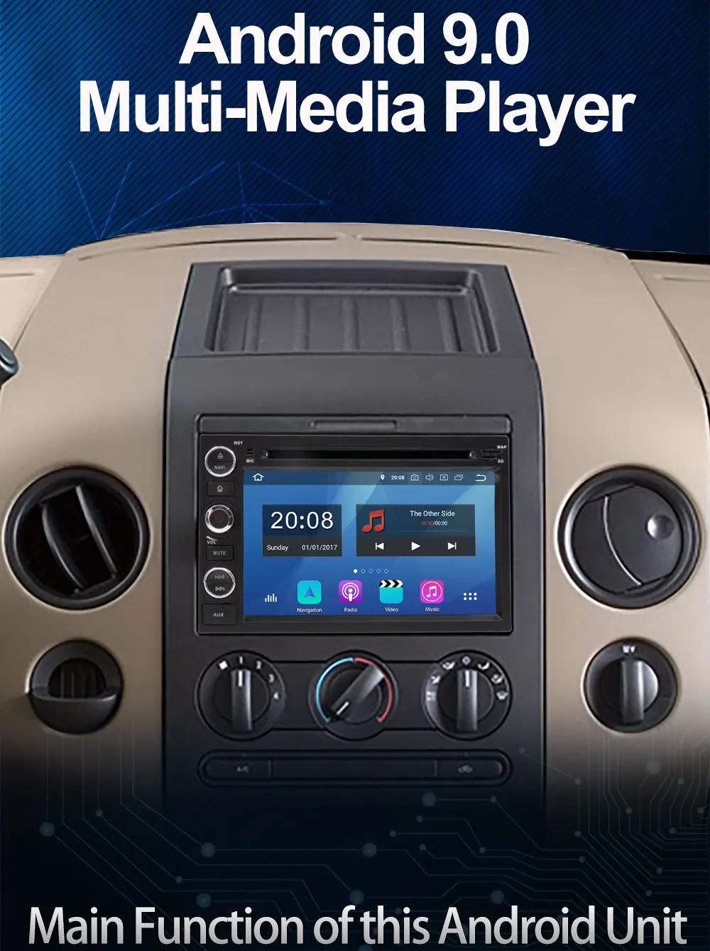 Top Octa Core Android 9.0 Car DVD 5 USB Port for Ford Fusion Explorer Focus Edge Expedition Mustang Escape Freestyle Car Radio DSP 2 Top Octa Core Android 9.0 Car DVD 5 USB Port for Ford Fusion Explorer Focus Edge Expedition Mustang Escape Freestyle Car Radio DSP 2