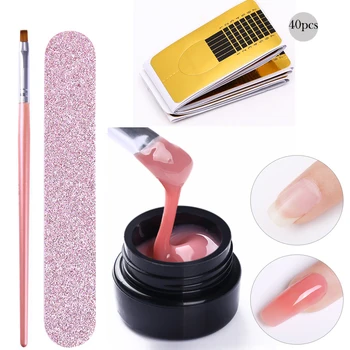 

MAD DOLL Nail Extension Gel Nail Polish For UV Gel 5g Semi-transparent Builder UV Gel Nail Finger Extension Nail Art Design