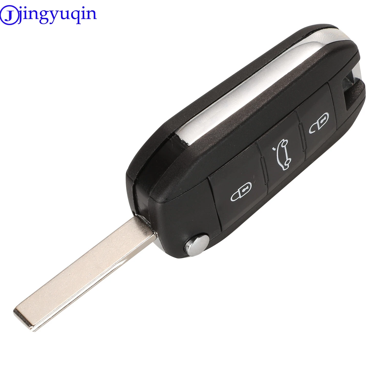 Чехол для ключей jingyuqin с 3 кнопками для peugeot 208 308 508 3008 5008