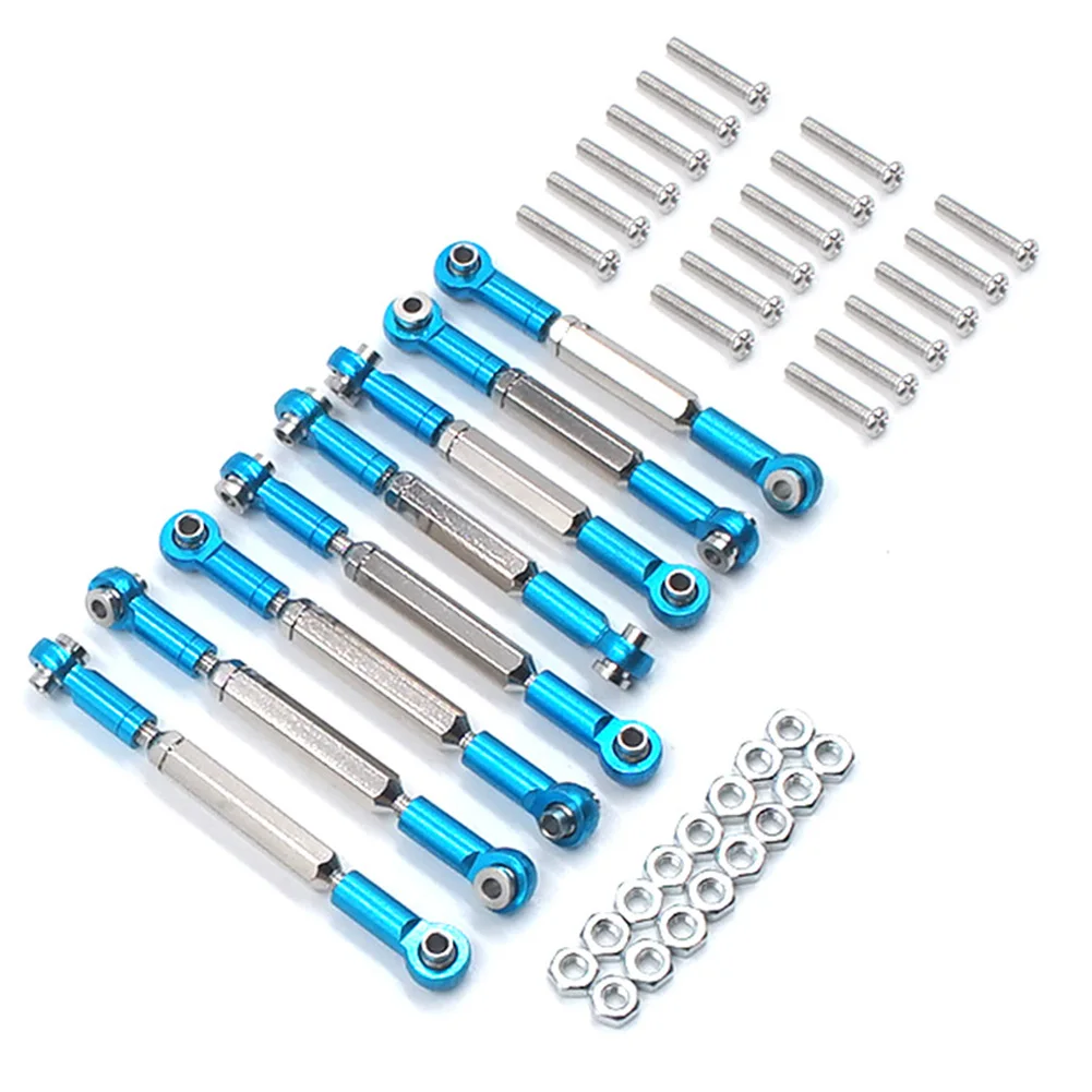 

Wear Resistant Durable Accessories RC Climbing Car Pull Rod Kit 1/16 Decoration Connection Replacement Metal For WPL C14 C24 C34