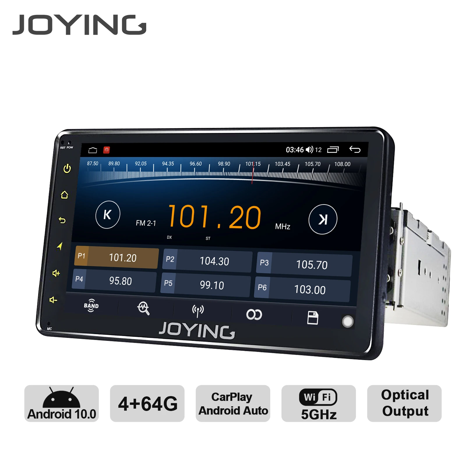 JOYING Android 10 0 Восьмиядерный 4 Гб + 64 6 2 дюйма/7 дюймов/8 дюймов Универсальный