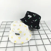 new banana fries fisherman hat basin cap female double-sided wearing visor summer street casual couple hat