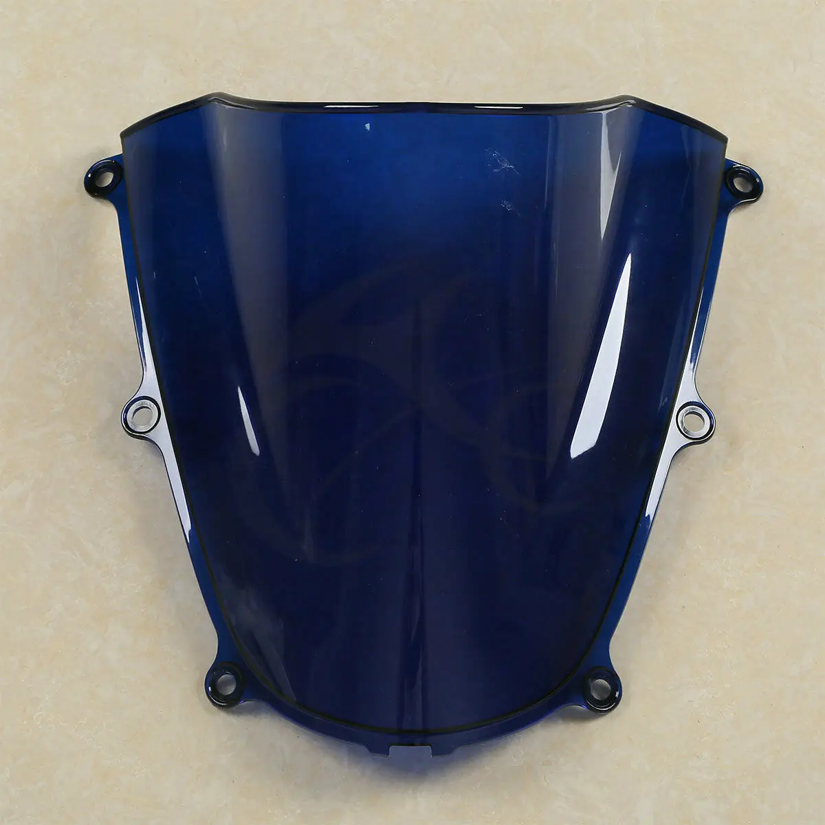 Мотоцикл PMMA двойной пузырь лобовое стекло для Honda CBR600RR CBR 600 RR 05-06 - Цвет: blue
