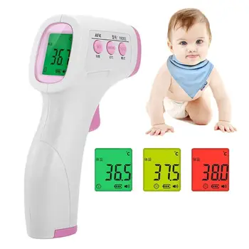 

In Stock Digital Thermometer Infrared Baby Adult Forehead Non-Contact Infrared Thermometer Medical Fever Body Thermometer