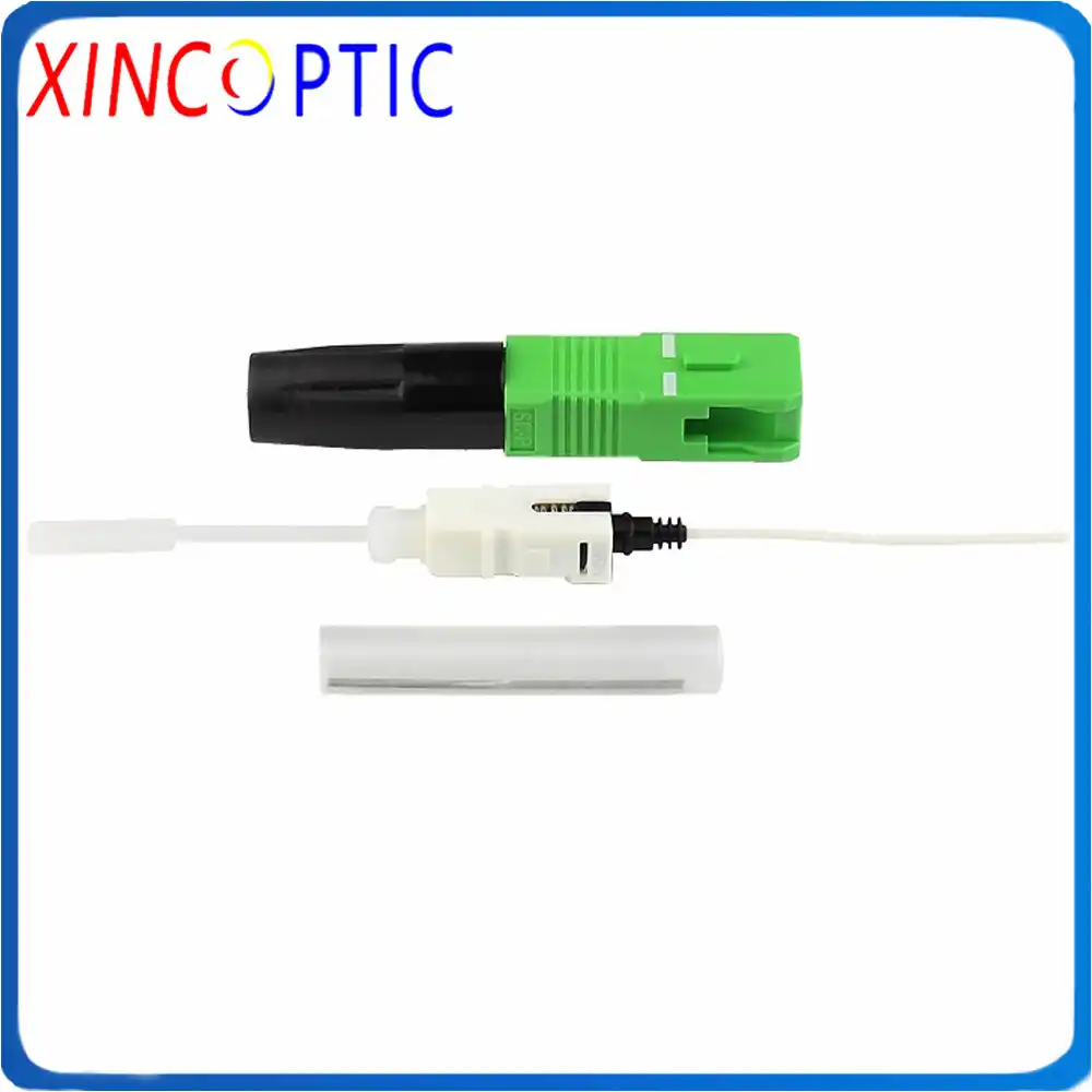 Frete grátis ftth tipo de fusão quente 50 mmfield montagem nova mangueira  conector rápido sc apc único modo sm fibra óptica conector  rápido|Equipamentos de fibra óptica| - AliExpress