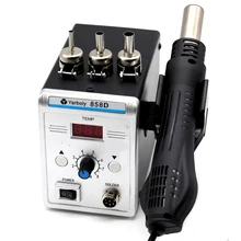 Фена 858D паяльная станция для деталей поверхностного монтажа SMD 220 В 700 Вт Тепловая пушка для сварки ремонтный инструмент VS 8858 8032 8586