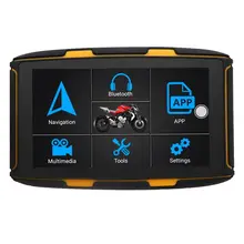 Karadar Motorcycle GPS Navigator Moto Waterproof 5inch  IPS Resistive Screen Android 6.0 RAM1G Flash 16G  Free Maps