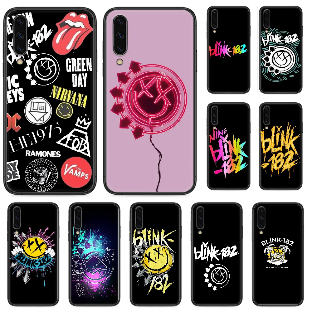 Pro Punk Rock Band Blink 182 Phone case For Samsung Galaxy A 5 10 20 3 30 40 50 51 7 70 71 E S 4G 16 17 18 black cover art | Мобильные