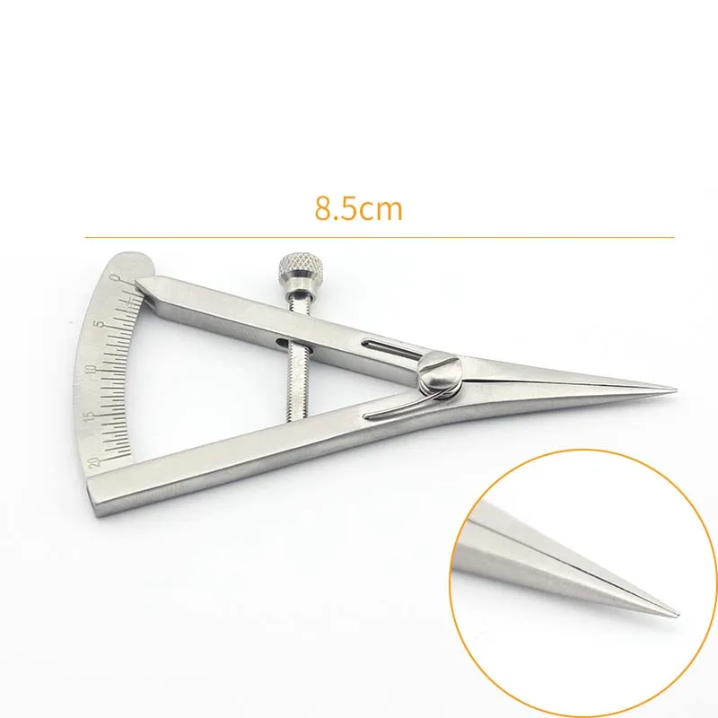 1pcs Castroviejo Bone Calipers Straight Tip Dental Surgical Implant Ophthalmic Orthopedic Stainless Steel orthopedic instruments
