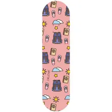 Maple Double Rocker Skateboard Deck Fashion Street Action 8.0 Professional Skateboard For Adults Kaykay Entertainment