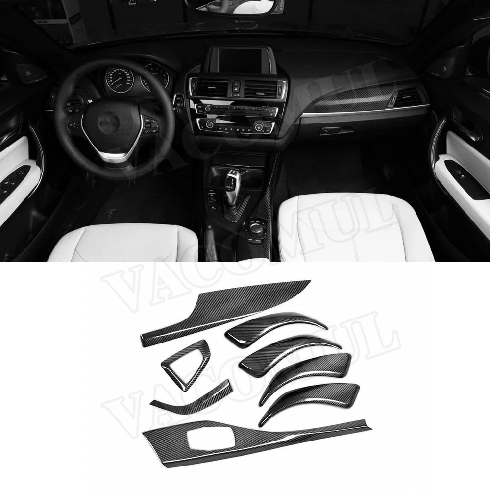 Dry Carbon Fiber Center Console Gear Shift Panel Trim Door Handle Frame ...