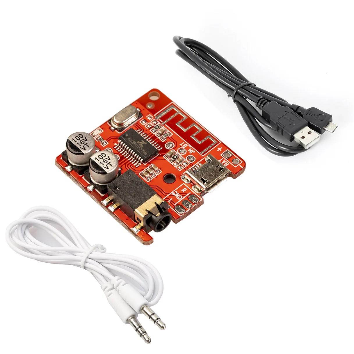 DIY Bluetooth Audio Receiver board A2DP/AVCTP/AVDTP/AVRCP Lossless Decoder Board Wireless Stereo Music Module 3.7-5V | Электроника