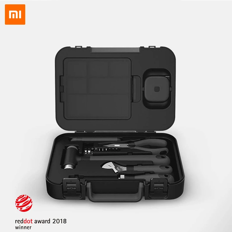 Xiaomi Mijia MIIIW набор инструментов 6 + 2 DIY Набор коробка для хранения рулетка Отвертка