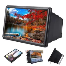 3D фильм видео телефон 12 дюймов экран Лупа усилитель HD расширитель стенд держатель Усилитель универсальный высокое разрешение фильм