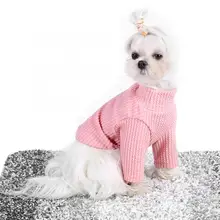 Рубашка для щенка, жилетки домашняя собака теплая зимняя одежда эластичная двухногая нижняя рубашка Удобная рубашка с длинным рукавом для собаки s