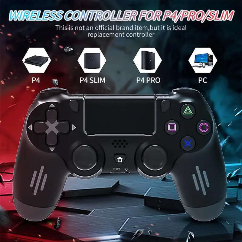 Геймпады для PlayStation 4 беспроводные вибрационные Джойстики совместимые с Bluetooth