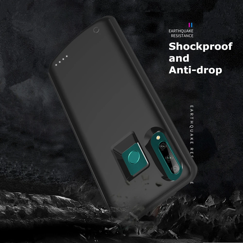 Силиконовые чехлы для зарядного устройства NTSPACE 6500 мАч Huawei Y9 Prime 2019 чехол батареи