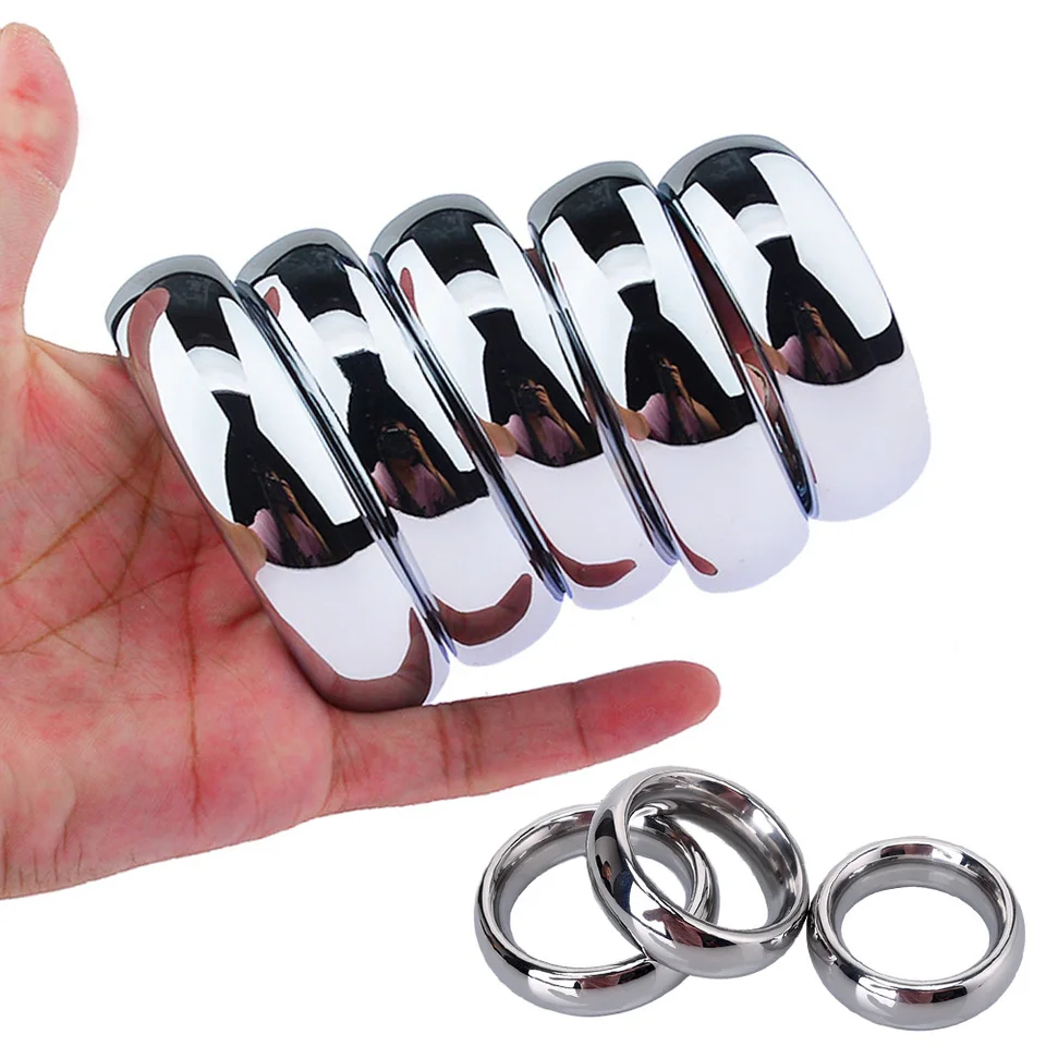 6 Größen Metall-Penisringe Sexspielzeug für Männer Penis-Bondage-Verzögerung Ejakulation Penisringe Gewicht Penisring Sexspielzeug für Erwachsene ab 18 Jahren_voghion.com