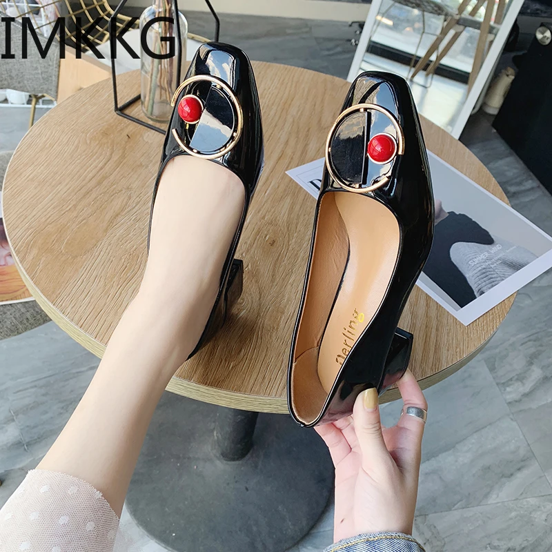 square toe pumps 2019