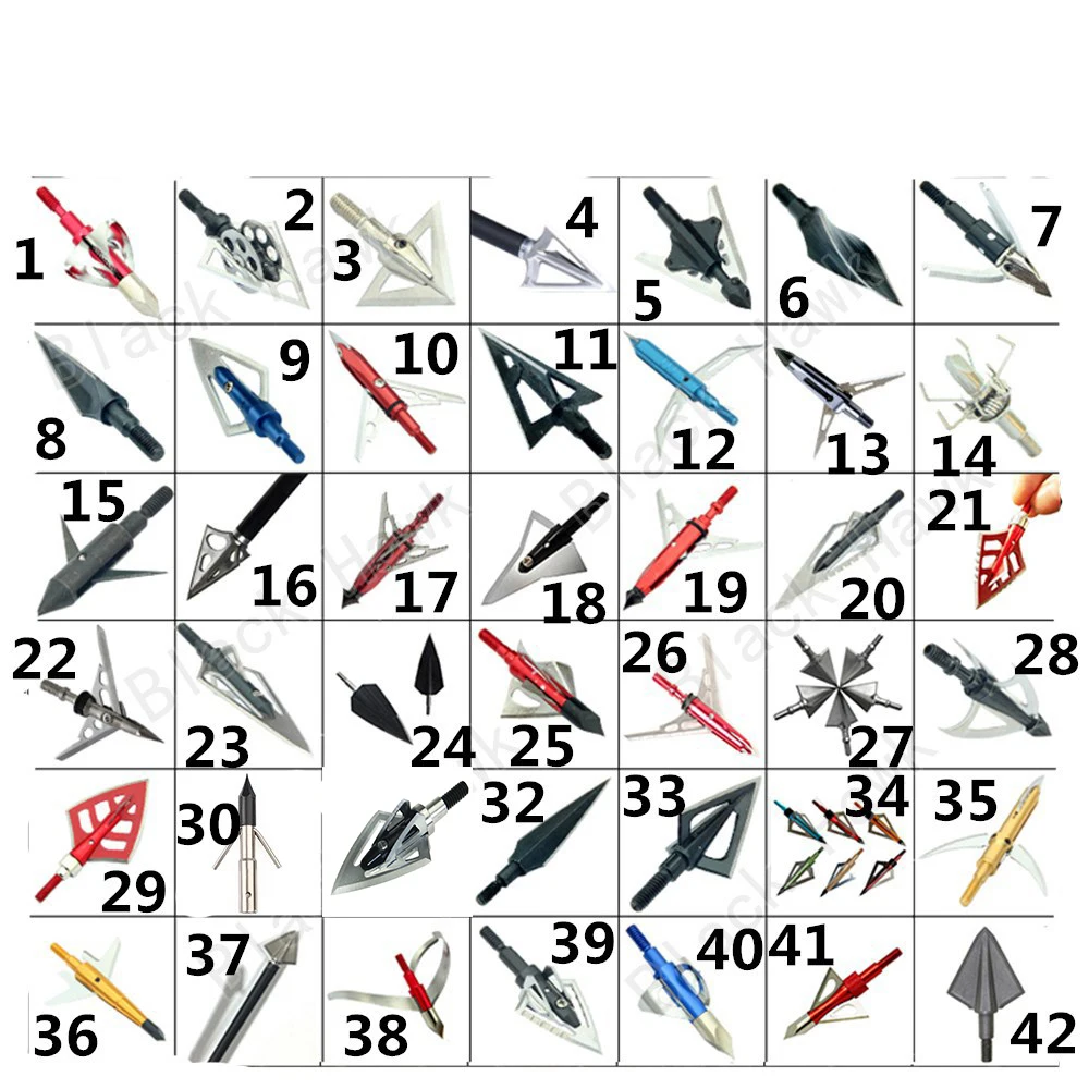 

1pcs Hunting 100grain 125grain broadheads arrowheads arrow tip for compound crossbow tradational bow archery shooting