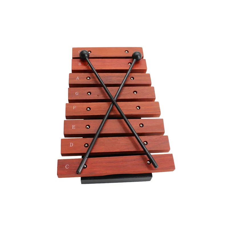 

1pcs Xylophone Natural Wooden 8 Wide Note Tone Xylophone Percussion Musical Instrument for Children Early Learning popular