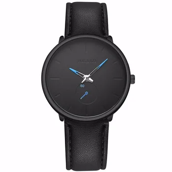 

men watches 2019 luxury brand Pin unique men's watch black business high-end belt watch men's luxury brand watch