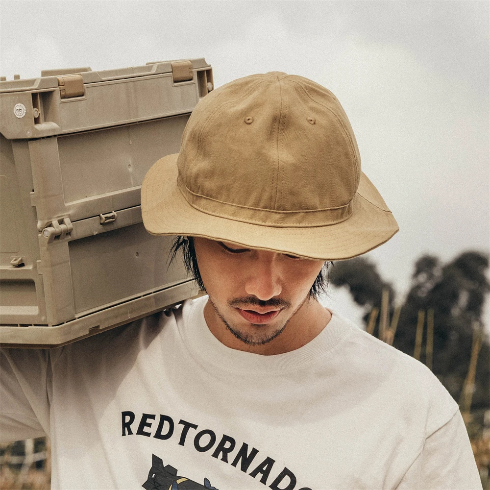 Red Tornado Bucket Hat Outdoor Fishing 