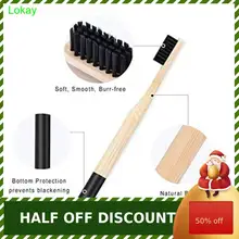 Натуральная зубная щетка Coton Demaquillant Lavable биоразлагаемая cepilo De Dientes Bamboo мягкая Экологичная зубная щетка для путешествий