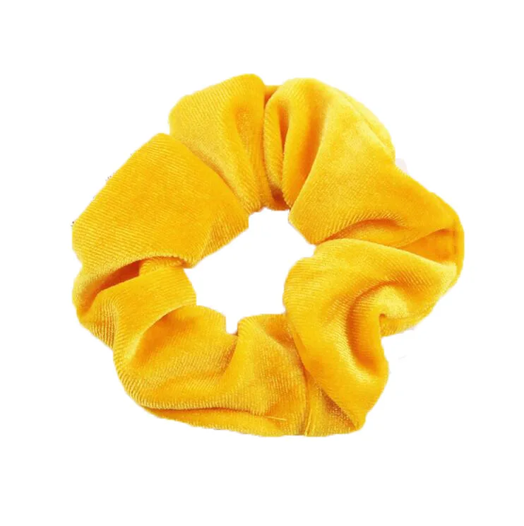 snap hair clips 34Colors Korea Velvet Scrunchies Elastic Hair Bands Solid Color Headwear Women Girls Pleated Scrunchie Ponytail Hair Accessories goody hair clips Hair Accessories