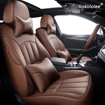 

kokololee Custom Leather car seat covers For BMW 1 Series E81 E82 E87 E88 F20 F21 F52 F40 2 Series F22 F23 F44 F45 F46 seat cars