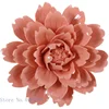 Creative Ceramic Flowers Peony Background Wall Hanging Decoration 3D Relief Handmade Ceramic Crafts Living Room Background Wall 6