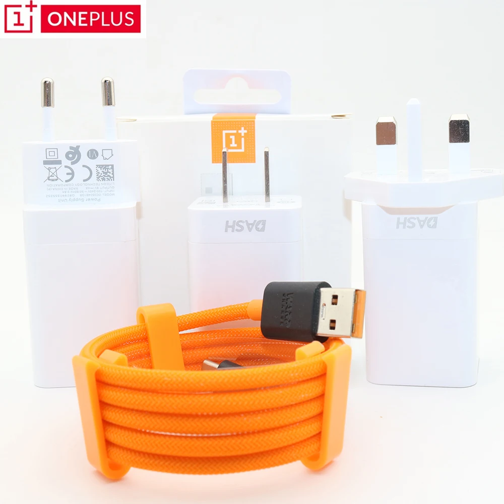 Оригинальное зарядное устройство Oneplus Dash зарядка USB настенное зарядное устройство быстрый адаптер питания Быстрый деформационный кабель типа C для Oneplus 6 6t 5 5t 3t
