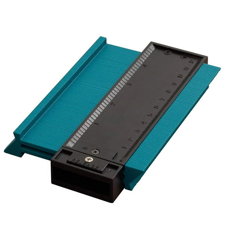 5 дюймов/120 мм контурный дубликатор для копирования тонкозубообразных профилей инструмент для обмотки ламинат воздуховоды плитка деревянная маркировка пластик - Цвет: Зеленый