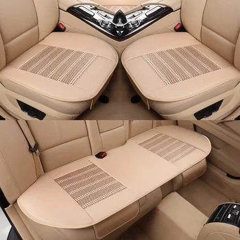 

Flax car seat cover ice silk cushion mat pad for Toyota Corolla Camry Rav4 Auris Prius Yalis Avensis SUV car accessories