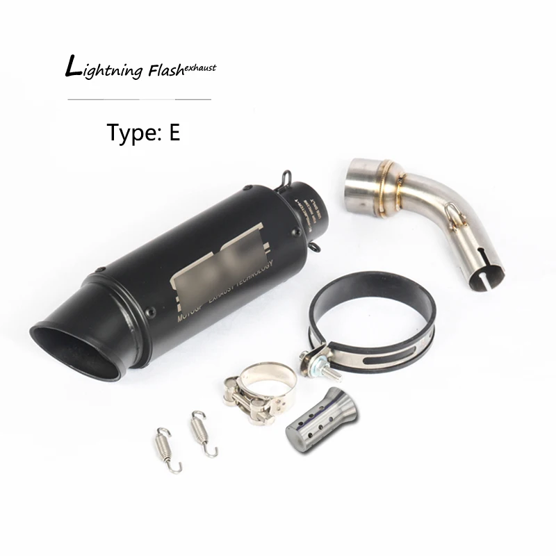 Комплект для выхлопной системы для Yamaha R3 R25 YZF-R3 мотоцикл Mid Link Pipe slip on глушитель выхлопной трубы 51 мм Съемный Db Killer Escape