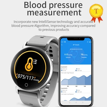 

Smart bracelet wristband blood pressure measurement ip67 life waterproof big screen message reminder timing monitor smartband