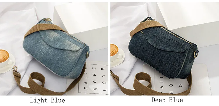 Rdywbu модная синяя джинсовая женская сумка на плечо, высокое качество, джинсы полотняные, для девушек, для путешествий, через плечо, слинг, сумка Mochila Bolsa B162