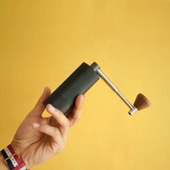 

Mini Manual Coffee Grinder Foldable Coffee Bean Mill Portable for Home Office Travelling Stainless Steel With Adjustable Setting
