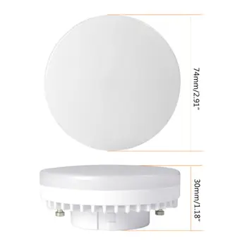 

11W LED Bulb GX53 Spotlight SMD2835 LED Light AC85-265V Warm Cold White Lamp For Indoor Illumination Q0KF