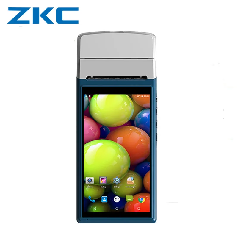 

ZKC5501 3G WiFi Android Wireless Handheld Restaurant Online Order Tablet Printer Kiosk Terminal Device with NFC RFID Card Reader